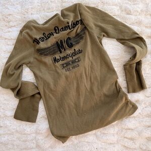 Harley-Davidson Olive Long Sleeve Tee